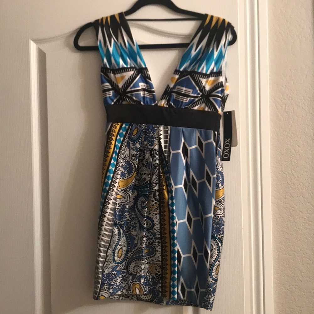Satin material dress brand new with tags